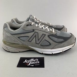 New Balance 990 V4 Mens Sz 11 4E Gray Suede Shoes Sneakers Made In USA M990GL4